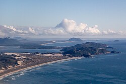 Santa Catarina Island seen from east.