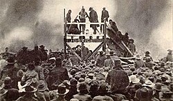 The 1893 public lynching of black teenager Henry Smith in Paris, Texas