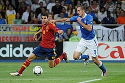 Fàbregas during the UEFA Euro 2012 Final