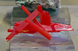 Crocoite (PbCrO4)