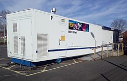A mobile MRI unit