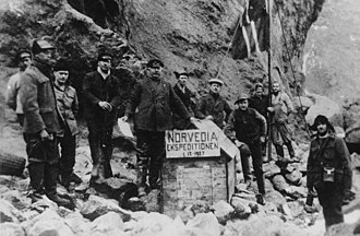 The claiming of the island on 1 December 1927