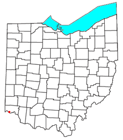 Location of Mount Saint Joseph, Ohio