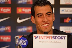 Sergio Busquets, a graduate of La Masia, was part of the Barcelona first team from 2008 until 2023.