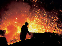 Blast furnaces of Třinec Iron and Steel Works, Czech Republic