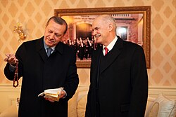 Erdoğan with Greek Prime Minister George Papandreou