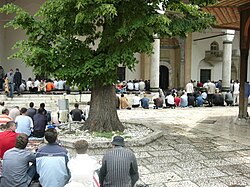 Gazi Husrev-beg Mosque in Sarajevo, Bosnia and Herzegovina