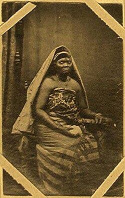 Efunroye Tinubu, an aristocrat who served as the princess consort of Oba Adele Ajosun of Lagos and the paramount chieftess of Egbaland.