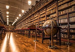 Biblioteca Universitaria, the salon designed by Giuseppe Piermarini, 1771