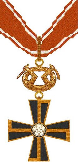 The I class of the Mannerheim Cross of the Order of the Cross of Liberty from 1941