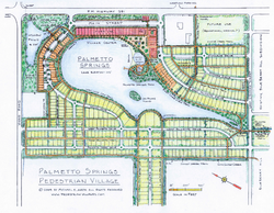 Plan draft of proposed mixed-use site
