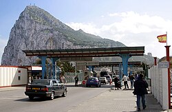 The border, seen from the Spanish side, 2004