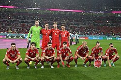 The Wales starting XI for their first group match