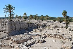 Tel Megiddo, the ruins of a Canaanite and later Israelite city