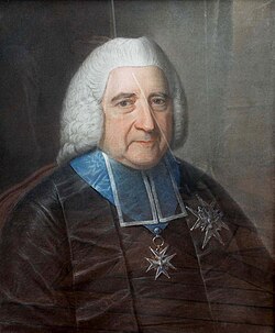 Finance minister Jean Baptiste de Machault D'Arnouville, who attempted to reform the French tax system