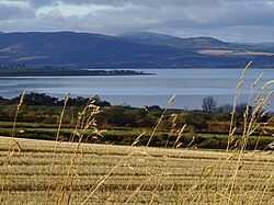 Looking northwest across Newhall Point from a stubble field near Allerton, Black Isle, 4 km from Cromarty