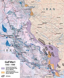 The furthest ground gains made by both sides during the war
