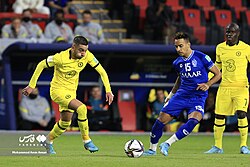 Al Hilal facing against Chelsea on 9 February 2022 in the 2021 FIFA Club World Cup