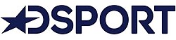 The initial logo of DSport used from February 2017 to March 2020, adapted from Eurosport logo.