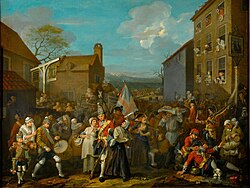 Hogarth's March of the Guards to Finchley