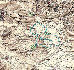 Three possible locations of Modi'in