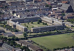 The former Royal Naval Hospital, now converted into flats