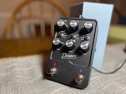 A Universal Audio Dream '65 digital modeler preamp pedal.