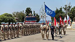As a neutral country, Austria's defence focuses on peacekeeping expertise and missions by the United Nations, as in this picture of UNIFIL.