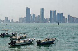 Manama seen from Muharraq