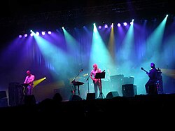 King Crimson performing at the Dour Festival, 2003