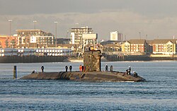 A Trafalgar-class submarine.