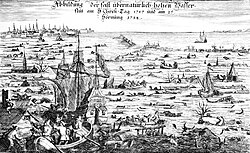 The Christmas Flood of 1717 resulted in the death of thousands.
