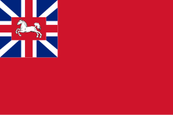 Civil ensign of Hanover (1727–1801).