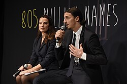 An ambassador for the United Nations World Food Programme, Ibrahimović appears at the global awareness campaign "805 million names" launch with its founder Marina Catena in 2015.