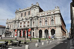 The Piazza Carlo Alberto
