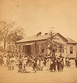 A "Colored School" in South Carolina, c. 1878