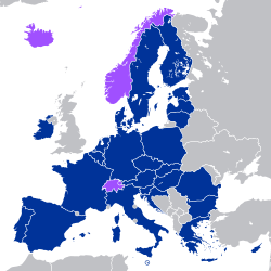 European Single Market Non-EU states which participate