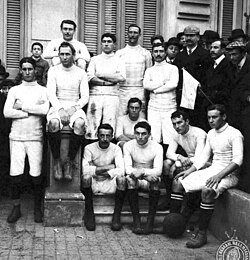 The classic light blue and white-striped jersey first worn on 9 July 1906 in Buenos Aires