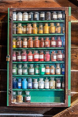 Dyes made at De Kat, Zaandam