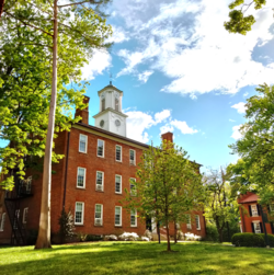 Manasseh Cutler Hall, constructed by 1816, was the first academic building in the former Northwest Territory.