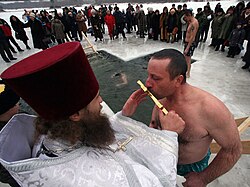 In traditionally Orthodox nations, water, baptismal rites and rituals of purification are typically central to Epiphany celebration