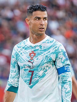 Portuguese footballer Cristiano Ronaldo is the most-followed sports personality on X.