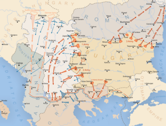 Bulgarian military operations during World War I.