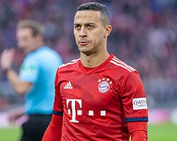 Thiago with Bayern in 2019