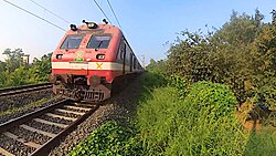 DEMU train at Navi Mumbai