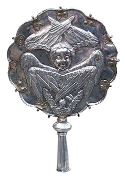 The Syriac Catholic fans look similar to this but with bells on the edges