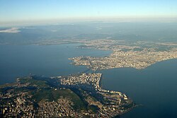 Florianópolis aerial view.