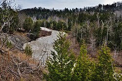 Little Rouge Creek at Rouge National Urban Park. The creek is one two watersheds that pass through the district.