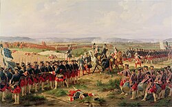 The Gardes françaises at the Battle of Fontenoy in 1745