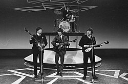 Pop-punk is distinguished from other punk-variant genres by drawing more heavily from 1960s bands such as the Beatles (pictured).